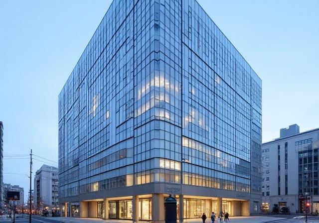 丸の内にあるグルメパッセージのモダンなオフィスビル